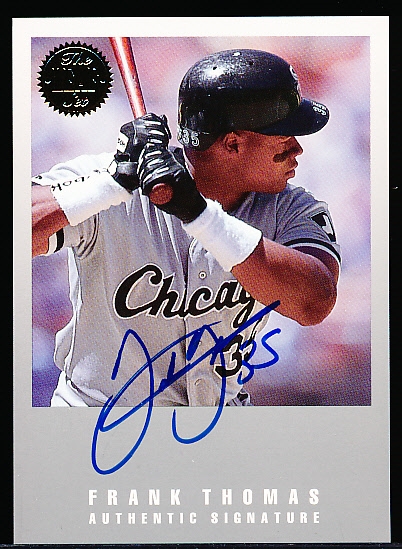 1993 Leaf Update Bsbl. “Frank Thomas Autograph” #FT Frank Thomas