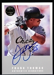 1993 Leaf Update Bsbl. “Frank Thomas Autograph” #FT Frank Thomas