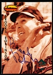 Autographed 1993 Ted Williams Baseball “Brooks Robinson Collection” #BR3 ’66 Series