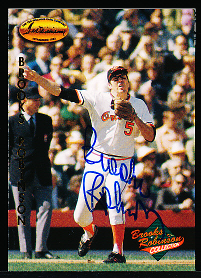 Lot Detail - Autographed 1993 Ted Williams Baseball “Brooks Robinson ...