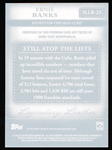 2010 Topps Sterling Bb- “Legendary Leather Triple Sterling Silver”- #3LLR-23 Ernie Banks, Cubs- 1/1!