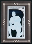 2015 Topps Gypsy Queen Bb- “Mini Framed Clear”- #133 Ernie Banks, Cubs- 1/1