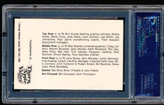 1983 Thorn Apple Valley- Chicago Cubs Team Card- PSA Nm-Mt 8