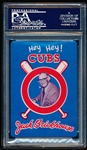 1985 Brickhouse Chicago Cubs Playing Card- Two of Hearts- 1876 Chicago Champions- PSA Gem Mint 10