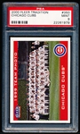 2000 Fleer Tradition Bb-#350 Chicago Cubs Team Card- PSA Mint 9
