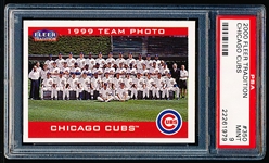 2000 Fleer Tradition Bb-#350 Chicago Cubs Team Card- PSA Mint 9