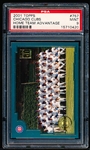 2001 Topps Home Team Advantage Bb- #757 Chicago Cubs Team Card- PSA Mint 9 