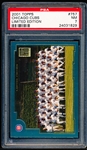 2001 Topps Limited Edition Bb- #757 Chicago Cubs Team Card- PSA NM 7