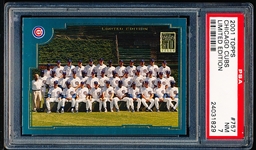 2001 Topps Limited Edition Bb- #757 Chicago Cubs Team Card- PSA NM 7