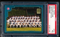 2001 Topps Limited Edition Bb- #757 Chicago Cubs Team Card- PSA NM 7