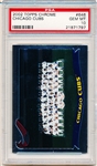2002 Topps Chrome Bb- #646 Chicago Cubs Team Card- PSA Gem Mint 10