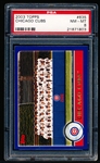 2003 Topps Bb- #635 Chicago Cubs Team Card- PSA Nm-Mt 8