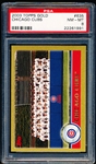 2003 Topps Gold Bb- #635 Chicago Cubs Team Card (#890/2003)- PSA Nm-Mt 8-