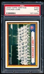 2006 Topps Heritage Bb- #183 Chicago Cubs Team Card- PSA Mint 9