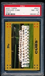 2007 Topps Bb Gold- #347 Chicago Cubs Team Card (#855/2007)- PSA Nm-Mt 8