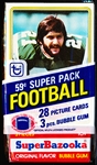 1980 Topps Football- 59 Cent Unopened Superpack