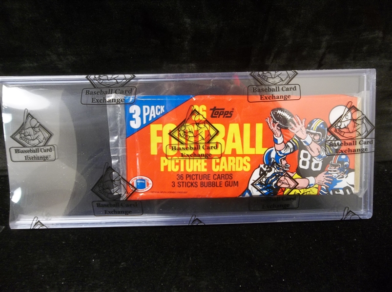 1982 Topps Football- 36 Card Unopened “3 Cello Pack” Rack PackBaseball Card Exchange.