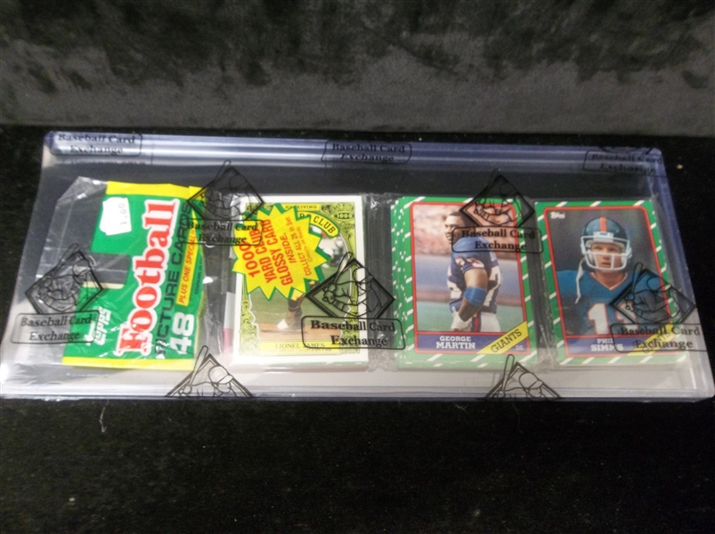 1986 Topps Football- 48 Card Unopened Rack Pack