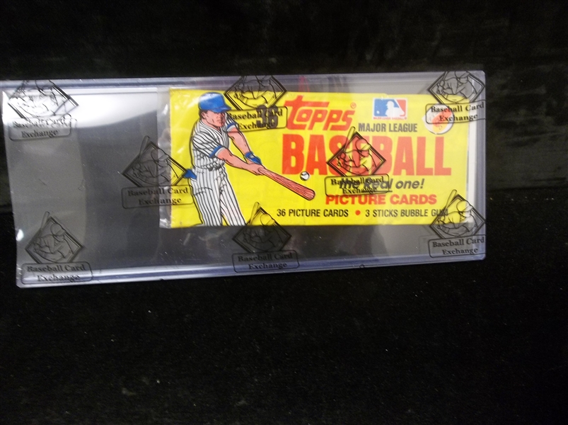 1982 Topps Baseball- Unopened Rack Pack (3 Individual Cello Packs Inside)