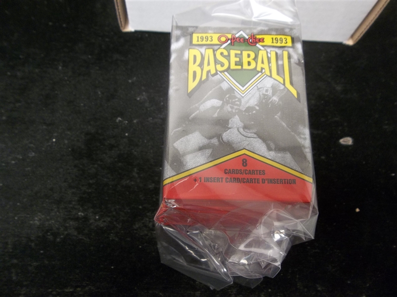 1993 O-Pee-Chee Baseball- 20 Unopened 8 Card Packs