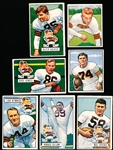 1950/51 Bowman Fb- 7 Diff Cleveland Browns