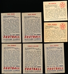1950/51 Bowman Fb- 7 Diff Cleveland Browns