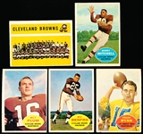 1960 Topps Fb- Cleveland Browns- 13 Diff