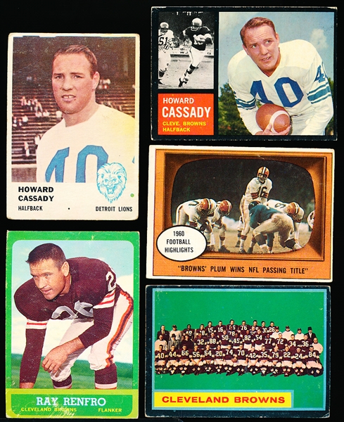 1961-63 Cleveland Browns- 17 Diff