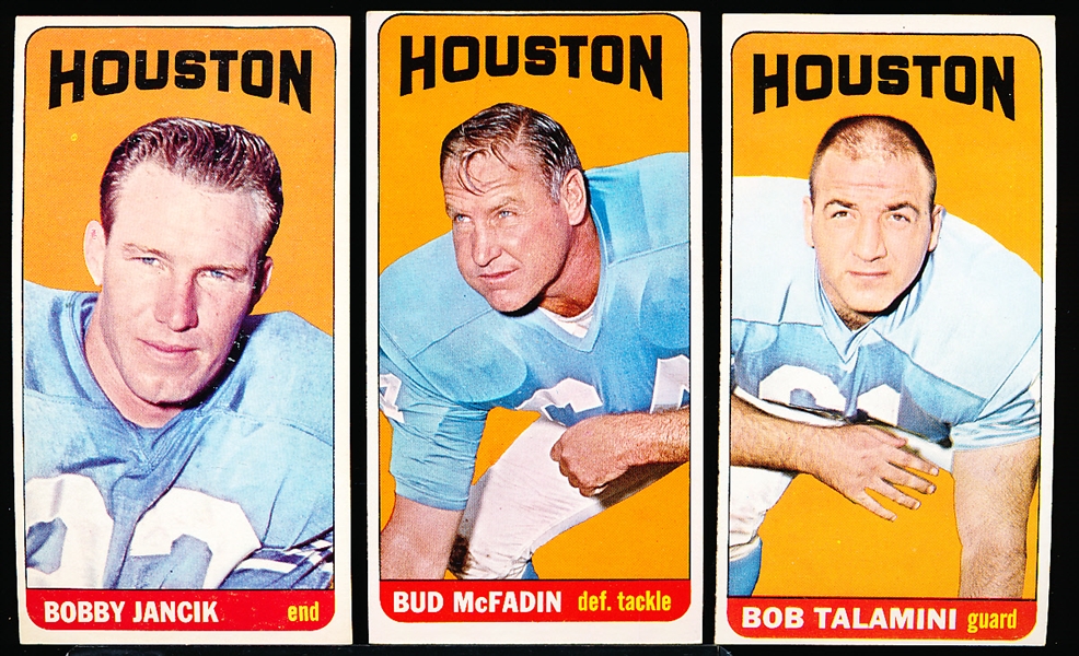 1965 Topps Football- 7 Diff