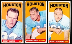 1965 Topps Football- 7 Diff