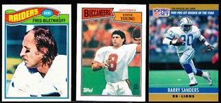 Seven Football Cards