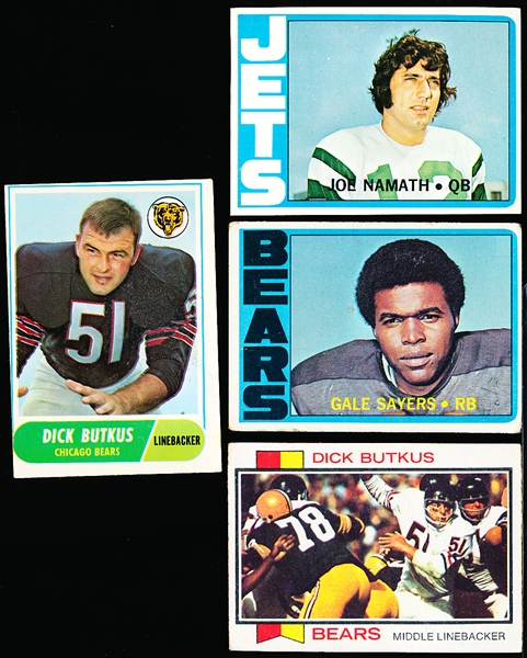 Four Diff Football Cards