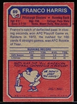 1973 Topps Football- #89 Franco Harris RC, Steelers