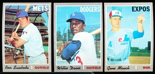 1970 Topps Bb- 25 Diff