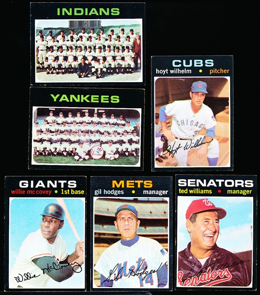 1971 Topps Bb- 6 Diff