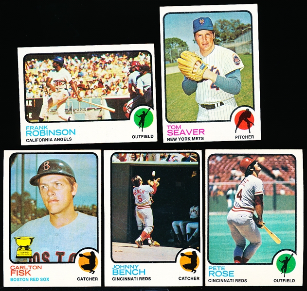 1973 Topps Bb- 5 Diff Stars
