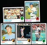 1973 Topps Bb- 5 Diff Stars