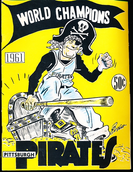 1961 Pittsburgh Pirates MLB Yearbook