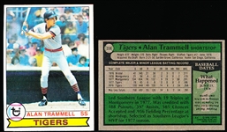 1979 Topps Bsbl. #358 Alan Trammell, Tigers- 21 Cards