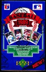 1989 Upper Deck Baseball- 1 Unopened Low Series Wax Box- BBCE Wrapped From a Sealed Case
