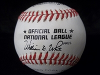 Auto’d Sam Jethroe Official NL MLB Bsbl.