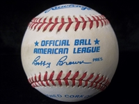 Auto’d Bob Lemon Official AL MLB Bsbl.