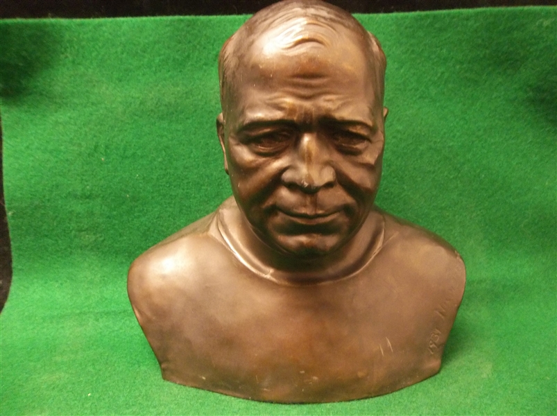 1931? Knute Rockne College Ftbl. 7-1/2” High/Wide Metal Bust