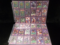1989 Score Supplemental Ftbl.- 1 Complete Set of 110 Cards in Pages