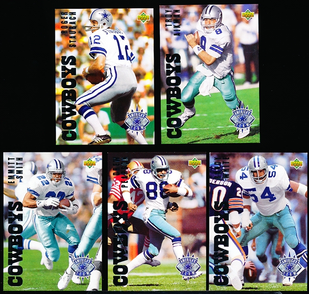 1993 Upper Deck Ftbl. “America’s Team”- 8 Diff.