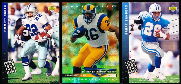 1993 Upper Deck Ftbl.- 2 Diff. Insert/Trade Sets