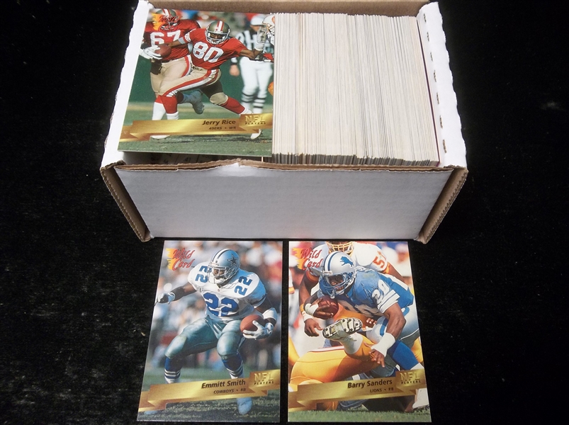 1993 Wild Card Ftbl.- 1 Complete Set of 200 Cards