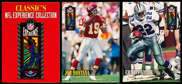 1994 Classic NFL Experience Ftbl.- 1 Complete Set of 100 Cards