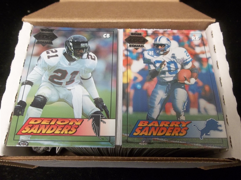 1994 Collector’s Edge Boss Squad Silver Ftbl.- 1 Partial Set of 194/200 Cards