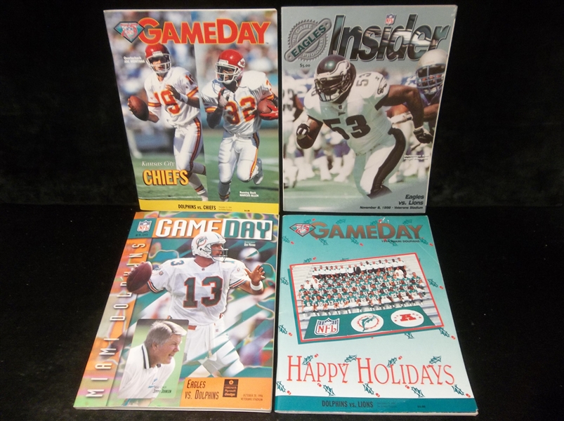 1990’s NFL GameDay Programs- 7 Asst.